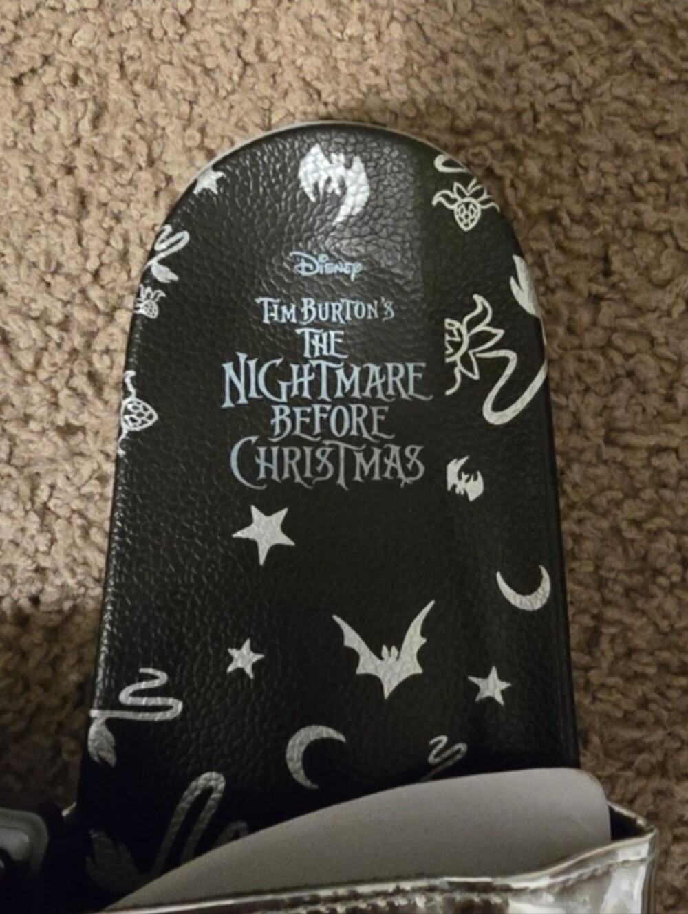 NWT! Disneys The Nightmare Before Christmas Jack And Sally Slip On Sandals - Picture 4 of 9